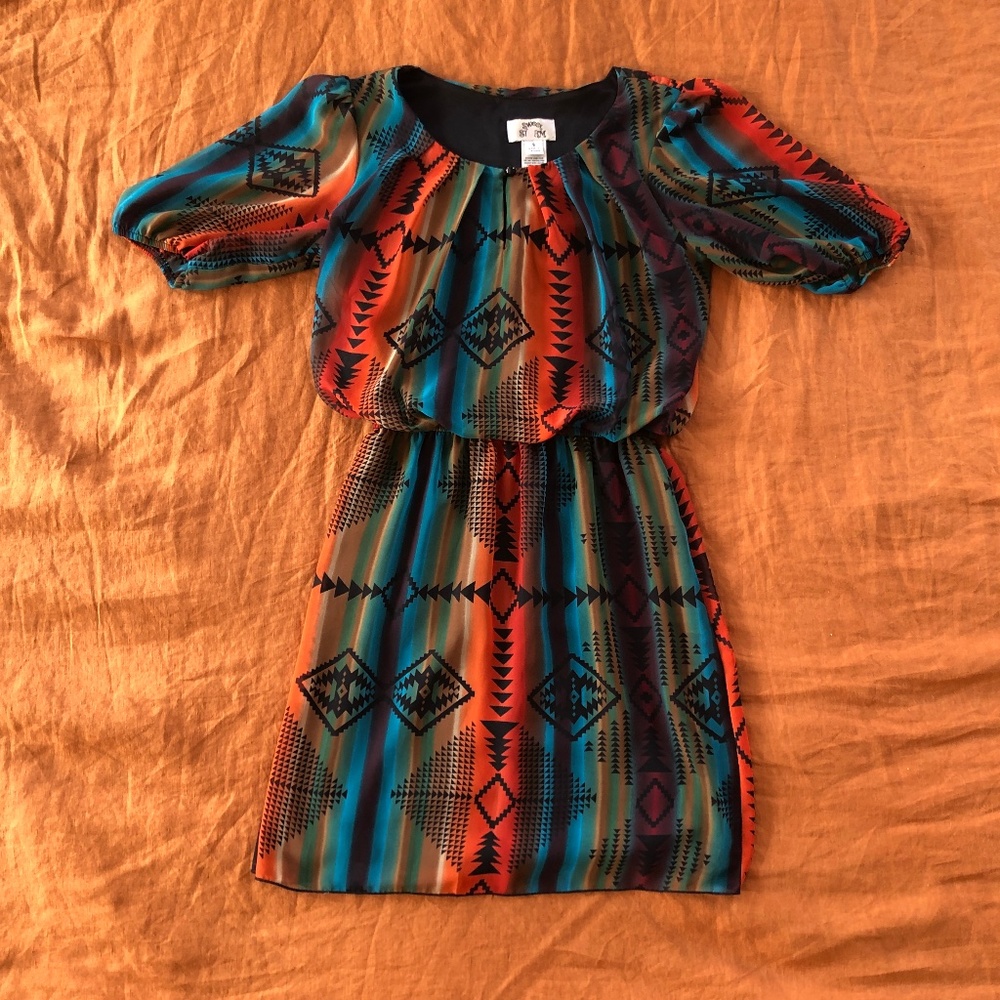 Sweet and sexy colorful mini dress!
